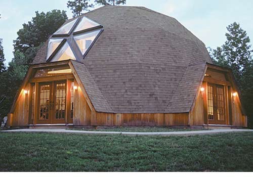Wooden Geodesic Dome Greenhouse Frame